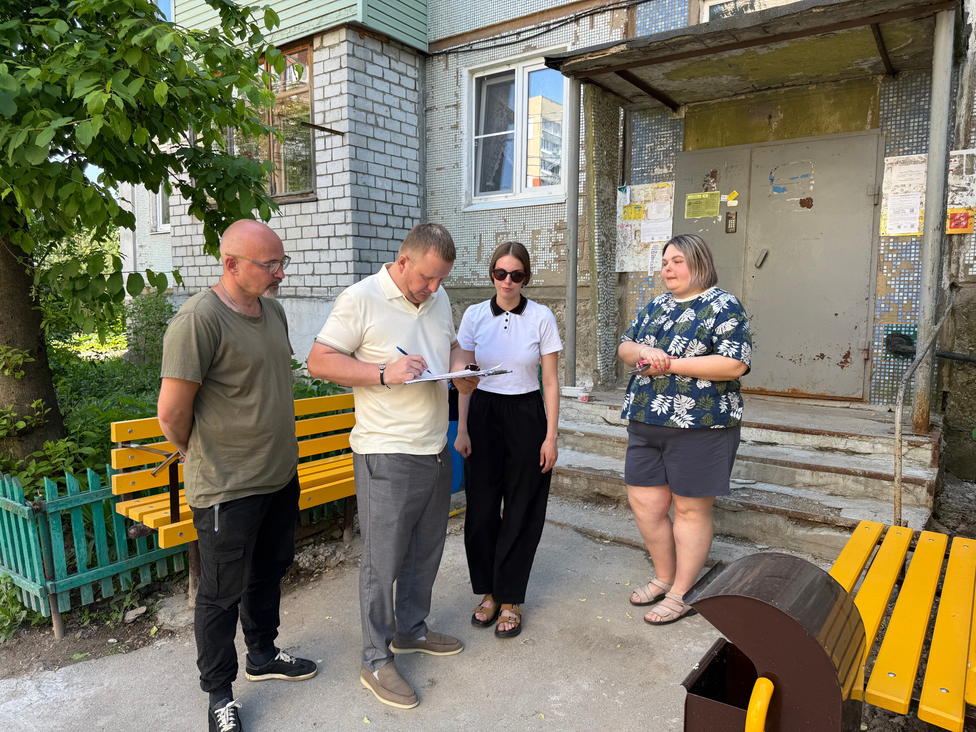 В округе Сергея Кожевникова прошли приемки по проекту «Наш город».