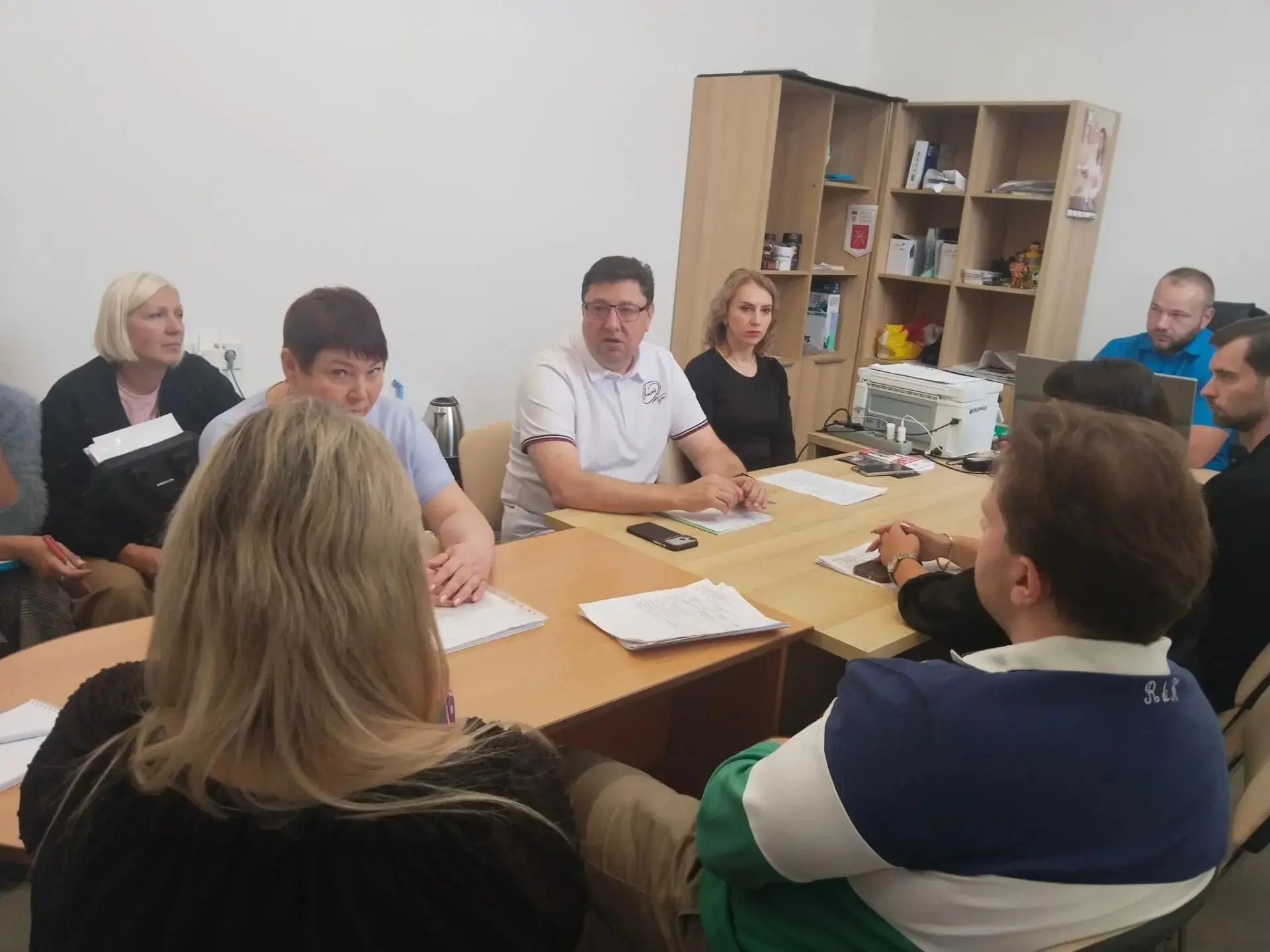 Константин Гончаров пообщался с сотрудниками спортивного комплекса «Заречье».
