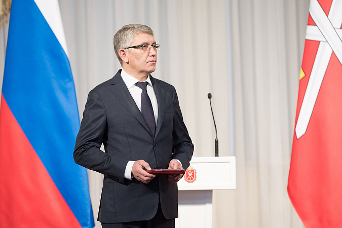 Дмитрий Миляев вручил награды тулякам.