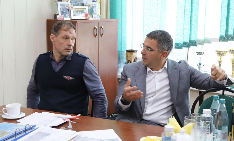 Алексей Эрк встретился с участником проекта «Герой 71» Сергеем Красильниковым.